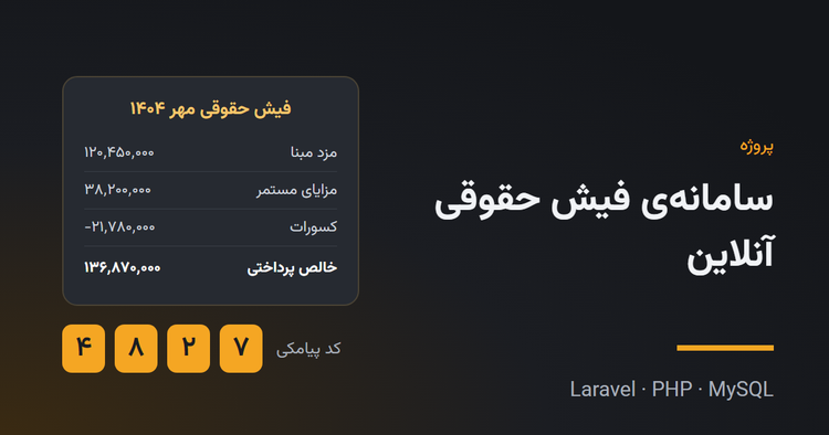 سامانه‌ی فیش حقوقی آنلاین